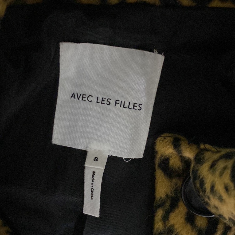 Avec les filles yellow and black leopard coat - Picture 5 of 5